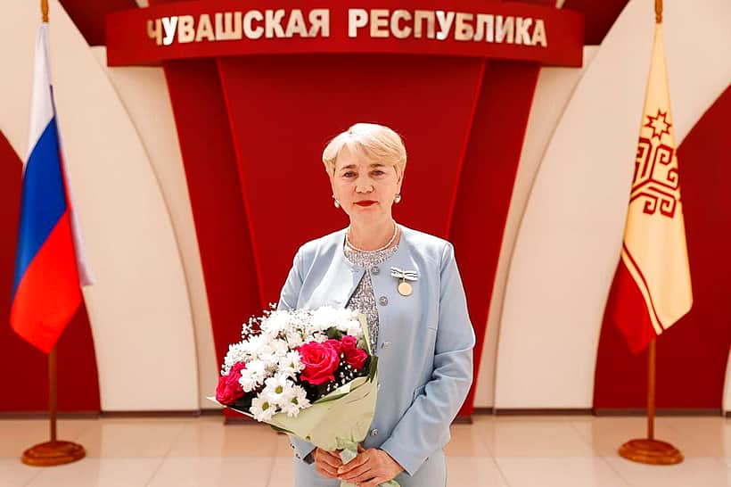 Анисимова Лариса Михайловна, жительница города Канаш, удостоена медали ордена «Родительская слава»!