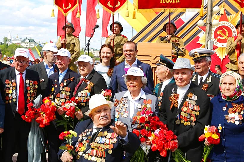 Михаил Игнатьев на Параде Победы 9 Мая: «Честь и геройство российского народа — залог нашей непобедимости!».