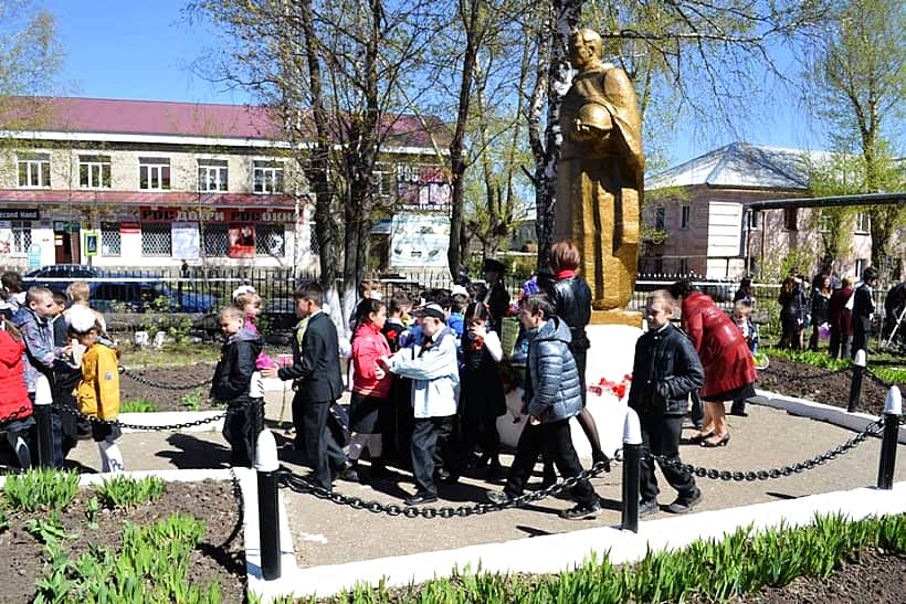 Митинг памяти в школе №9 г. Канаш.