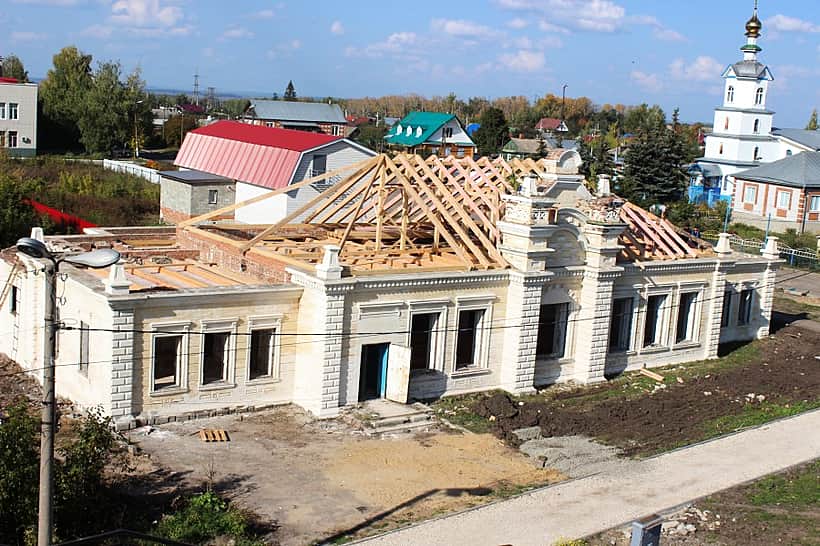 Начались работы по реконструкции одного из самых старейших памятников города Канаша.