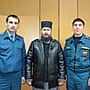 Настоятель храма "Всех скорбящих Радость" протоиерей Александр Ермолаев посетил пожарную часть г. Канаш.