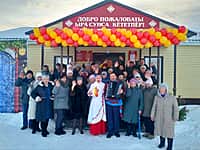 В деревне Новые Мамеи торжественно открылся новый сельский клуб (фото №6).