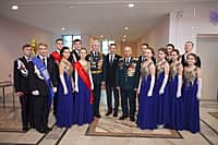 Обучающиеся Лицея государственной службы и управления г. Канаш - победители и призеры X республиканского конкурса бального танца «Кадетский Георгиевский бал» (фото №1).