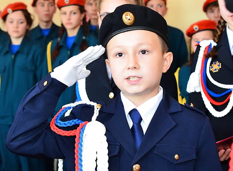 Обучающиеся Лицея государственной службы и управления г. Канаш приняли кадетскую присягу.