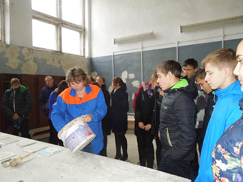 Обучающиеся школы №6 г. Канаш посетили Канашский строительный техникум.