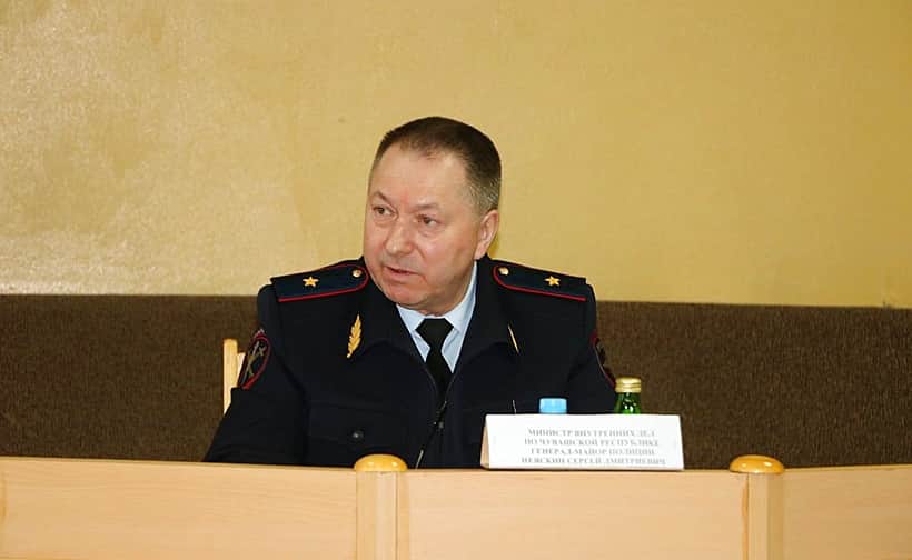 ОМВД по г. Канашу посетил министр внутренних дел Чувашии.