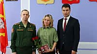 Церемония передачи орденов Мужества семьям участников СВО прошла в Канашском муниципальном округе (фото №2).