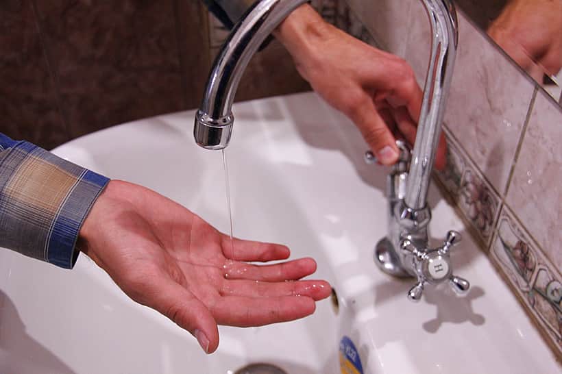 Аварийное отключение холодной воды в Канаше.