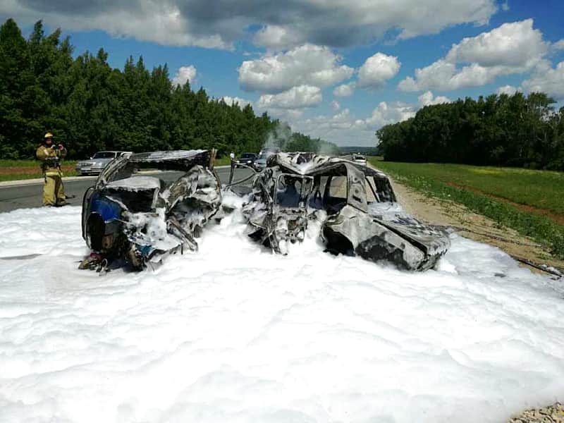 Полиция проводит проверку по факту ДТП, произошедшего неподалеку от деревни Караклы.
