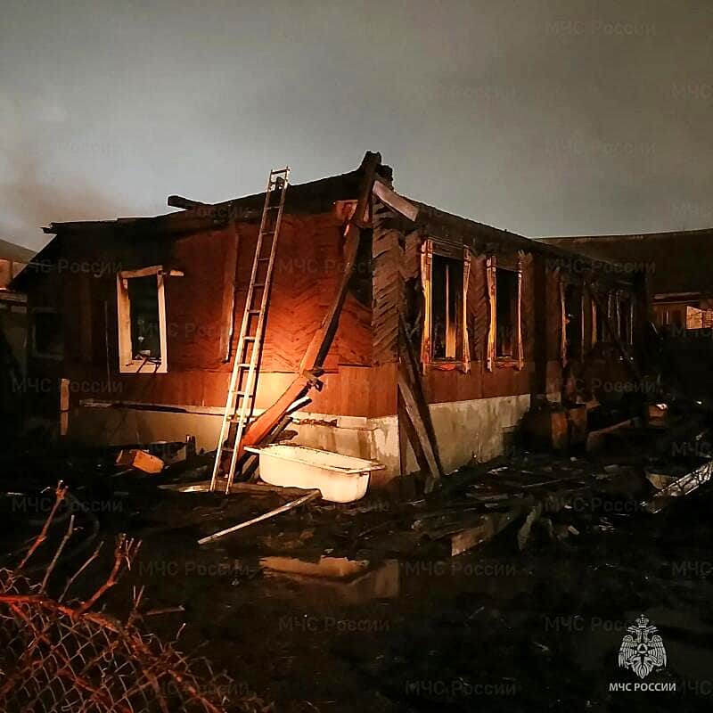 На пожаре в Канаше погибли два человека.