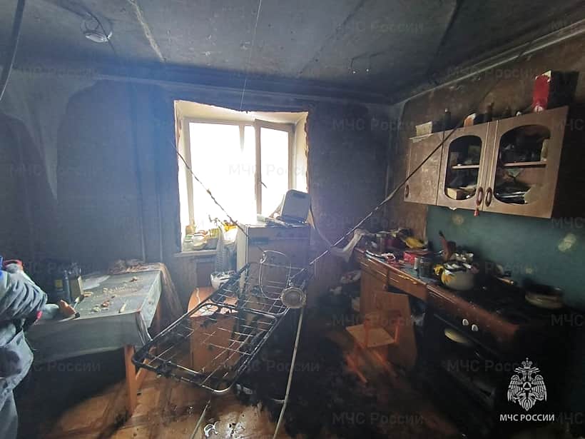 17 марта 2024 года в Канаше сгорела кухня в квартире в Восточном микрорайоне.