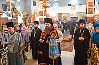 В праздник Сретения Господня епископ Стефан совершил Божественную литургию в храме святителя Николая города Канаш (фото №2).