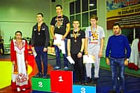 Представители сборной команды города Канаша четырежды поднимались на пьедестал почета первенства Чувашской Республики по спортивной борьбе среди спортсменов 2000-2001 гг.р. (фото №2).