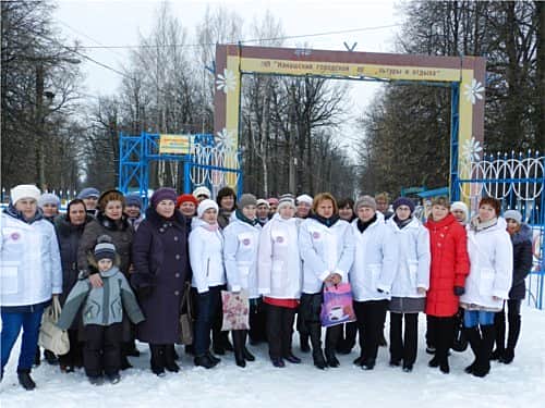 "Прогулка с врачом" прошла во главе с главным врачом Канашской городской больницы Рябухиной Ольгой Владимировной.