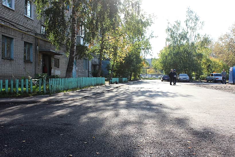 Работы по ремонту дворовых территорий в г. Канаш завершены.