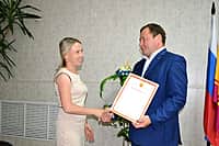 На расширенном совещании руководителей служб и отделов администрации, глав и специалистов сельских поселений Канашского района состоялось массовое награждение (фото №21).