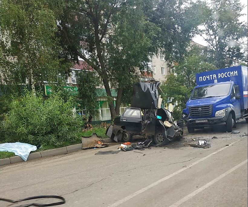 В Канаше на "девятке" разбились два брата.