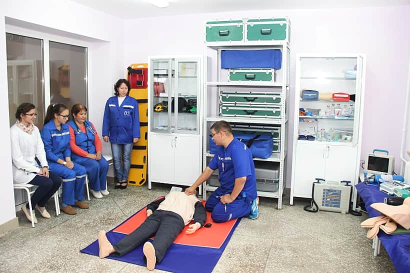 В Республиканской станции скорой медицинской помощи открылся симуляционный центр.