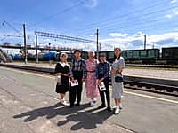 Канаш встретил пассажиров ретропоезда «Легендарный Красный» (фото №2).