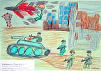 Рисунок воспитанницы детского сада № 19 г. Канаш представлен на выставке «Этот день Победы…» в Государственном Русском музее (фото №4).