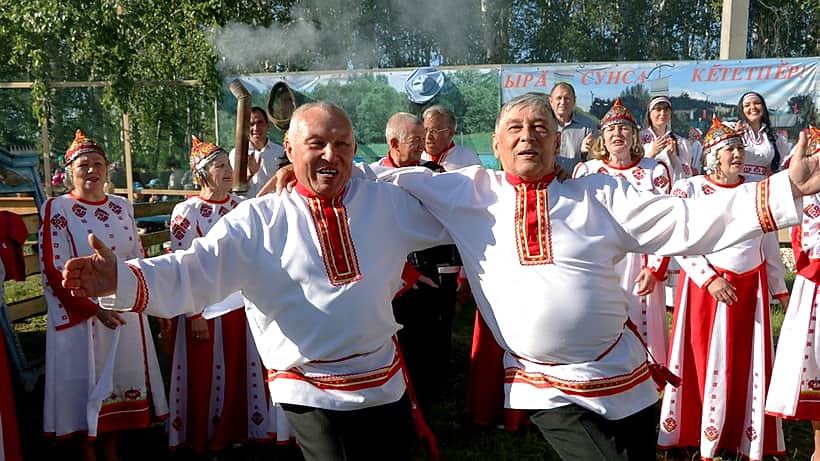 Сабантуй украсили канашцы.