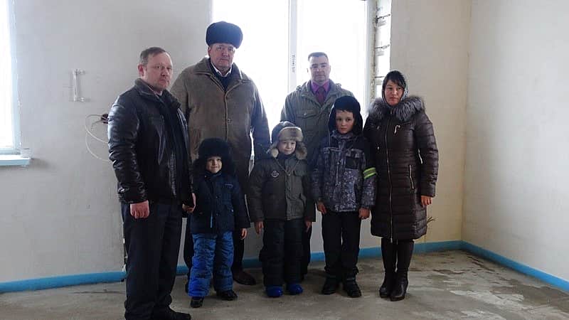 В селе Шихазаны Канашского района построен дом для многодетной семьи.