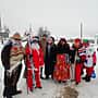 И в селе Ямашево ряженые вышли на Святки….
