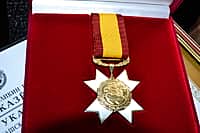 Семья Волковых, живущая в браке 61 год в д. Сеспель Канашского района, удостоилась Государственной награды Чувашской Республики – ордена "За любовь и верность" (фото №1).