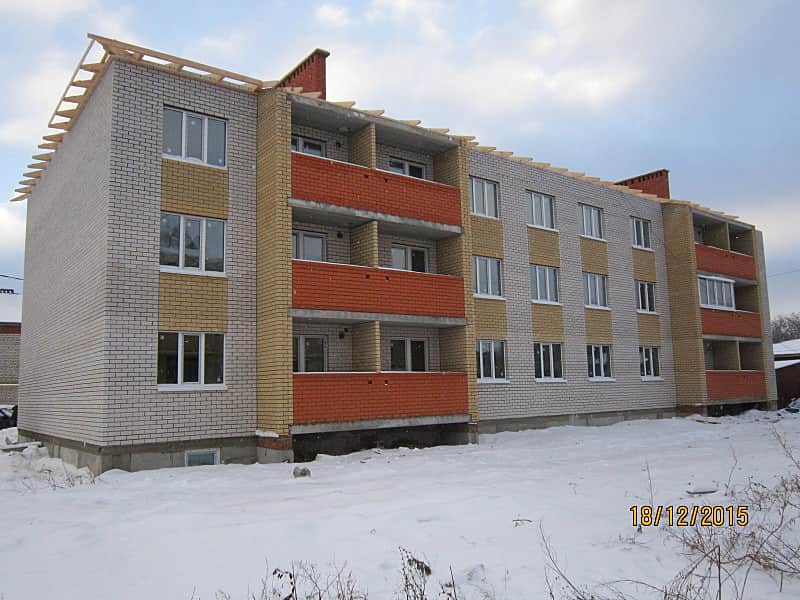 В с.Шихазаны Канашского района по программе переселения граждан из аварийного жилищного фонда строится многоквартирный дом.