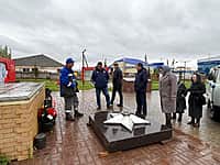 Вечный огонь установлен в селе Шихазаны на территории Парка Победы (фото №9).