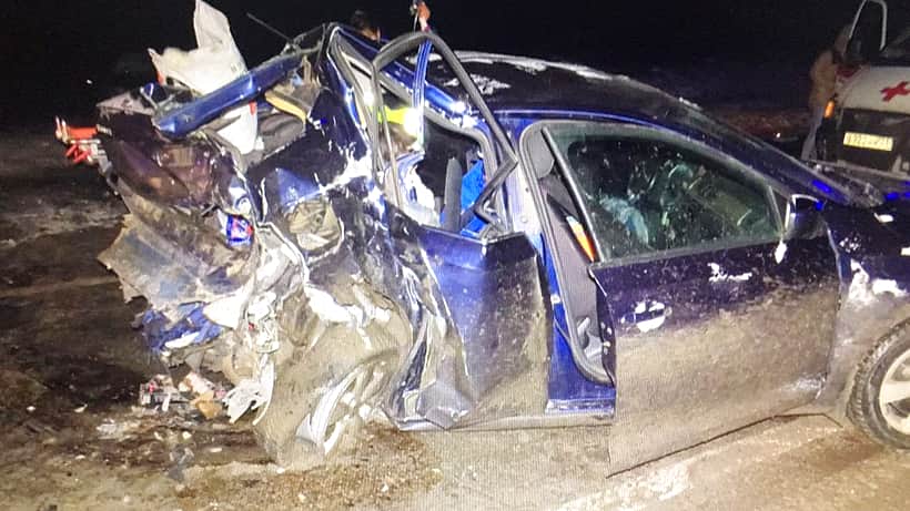 «Шкоду» развернуло и вынесло на встречку в Канашском районе; пострадали четверо.