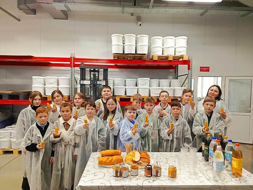 Учащиеся школы №3 г. Канаш в новогодние каникулы посетили СППК «Мелилотус».