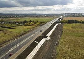 Состоялась церемония открытия рабочего движения по мосту возле г. Цивильска.