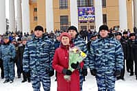 Состоялась торжественная отправка сводного отряда МВД в служебную командировку в Северо-Кавказский регион (фото №8).