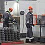 На производственной площадке ООО «СпецВагонДеталь» в Канаше открыли новые стержневой и литейный цеха.