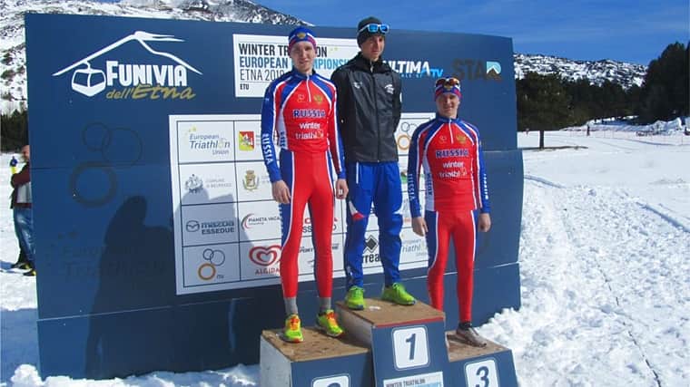 Спортсмен из Чувашии Александр Васильев стал вторым на первенстве Европы по зимнему триатлону.