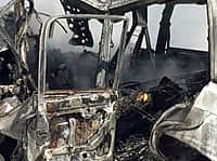 Страшное ДТП с пожаром в Канашском районе, есть погибшие (фото №2).