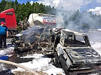 Страшное ДТП с пожаром в Канашском районе, есть погибшие (фото №5).