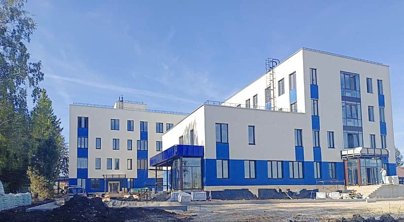 Строительство многопрофильной поликлиники в Шихазанах выходит на финишную прямую.