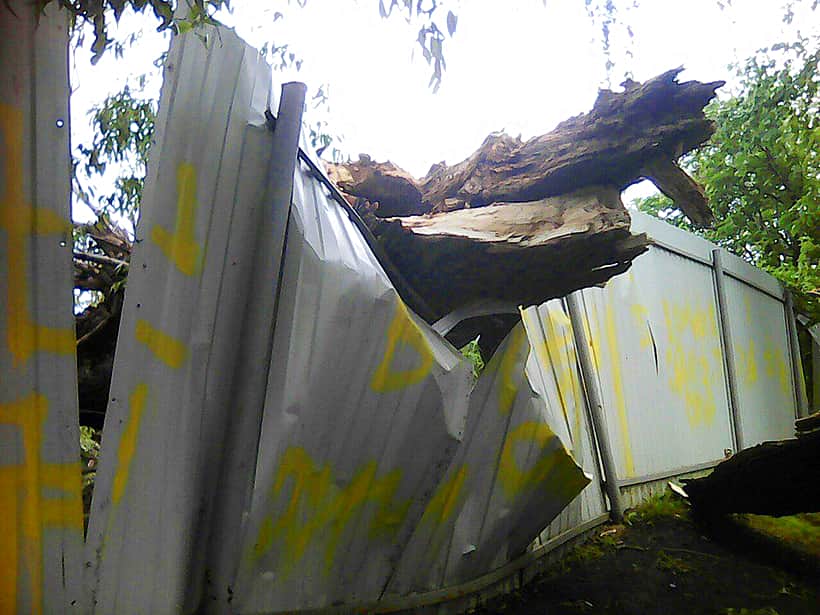 Татарский ураган частично зацепил Цивильский район.