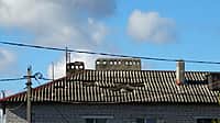 Над территорией Чувашской Республики обрушился сильный шквальный ветер. В с.Шихазаны по улице 40 лет Победы пострадали крыши и окна многоквартирных домов (фото №16).