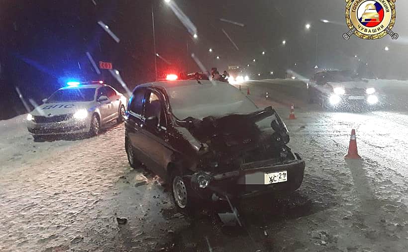 На трассе А-151 "Цивильск-Ульяновск" под Канашом накануне произошло ДТП.