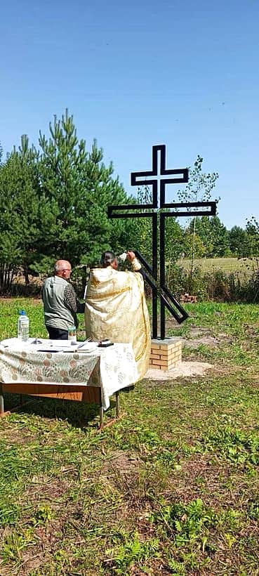 В д.Туруново (Анатри Юнтапа) в Канашском районе осветили новое место на кладбище.