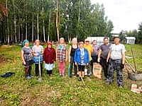 В д.Туруново (Анатри Юнтапа) в Канашском районе осветили новое место на кладбище (фото №3).