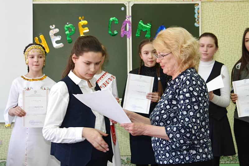 Впервые в Канаше проведён конкурс чтецов прозаических произведений на чувашском языке «Живое слово» среди обучающихся 5-10 классов.