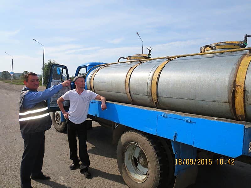 Выявлены нарушения при проведении рейдовых мероприятий совместно с полицией Канашского района на автотрассе "Цивильск- Ульяновск".