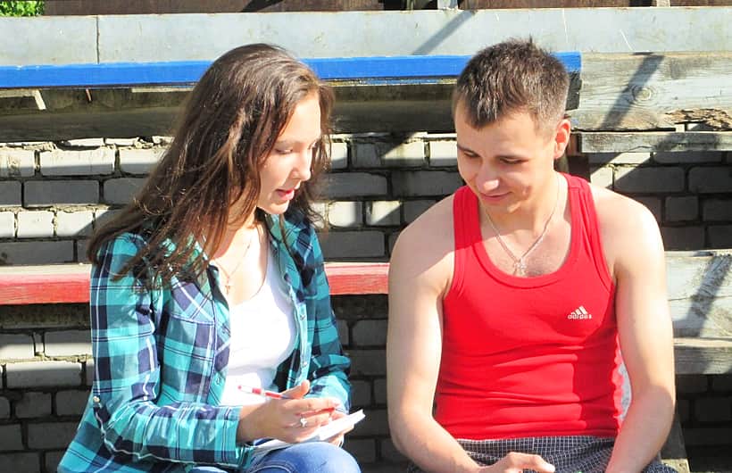 Юные журналисты города Канаш в гостях у юных легкоатлетов.