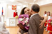 В отделе ЗАГС Канашского МО прошла торжественная церемония чествования золотого юбилея супругов Павловых (фото №7).