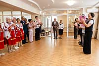 В отделе ЗАГС Канашского МО прошла торжественная церемония чествования золотого юбилея супругов Павловых (фото №10).