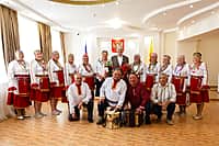 В отделе ЗАГС Канашского МО прошла торжественная церемония чествования золотого юбилея супругов Павловых (фото №6).